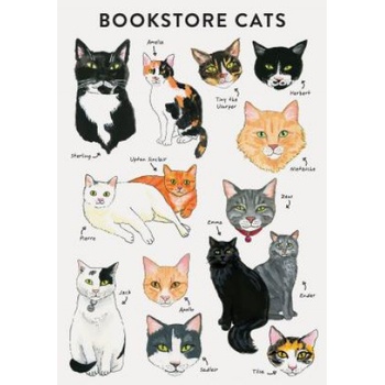 Chronicle Books Bibliophile Flexi Journal: Bookstore Cats | Jane Mount