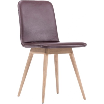 Gazzda Ena Tmavě červená kožená