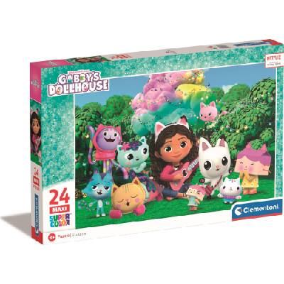 Clementoni - Puzzle Gabbys Dollhouse 24 maxi - 1 - 39 piese