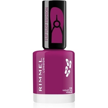 Rimmel London 60 Seconds Flip Flop lak na nechty 336 Violet en Vogue 8 ml