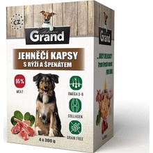 Grand Deluxe jahnacie s ryžou a špenátom 4 x 300 g