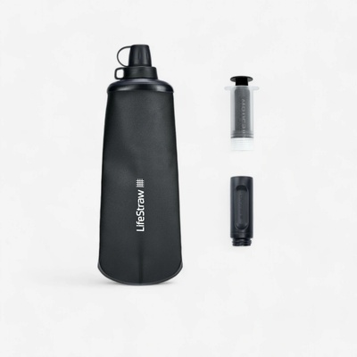 LifeStraw Peak Collapsible Squeeze Bottle Dark Gray LSPSF1GRWW 1l – Zbozi.Blesk.cz