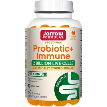 Image 1 of Jarrow Formulas Probiotic + Immune Gummies [60 желирани бонбони] Портокал