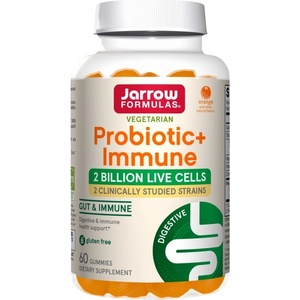 Jarrow Formulas Probiotic + Immune Gummies [60 желирани бонбони] Портокал
