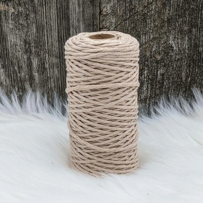 Velká vlna Macrame 1,5mm Capuccino