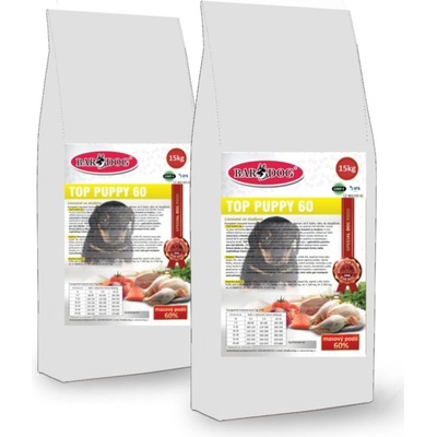 Bardog Lisované Top Puppy 60 2 x 15 kg