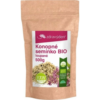 Zdravý den Konopné semienko BIO lúpané 500 g
