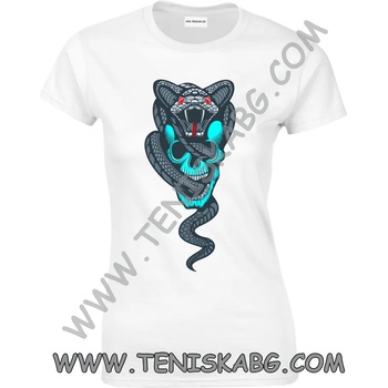 Image 1 of Fruit of the Loom Тениска - Змия с череп