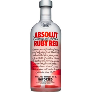 Absolut Ruby Red 0,7 l (holá láhev)