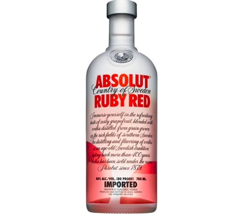 Absolut Ruby Red 0,7 l (holá láhev)