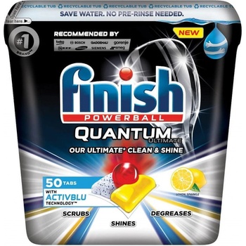 Finish Quantum Ultimate Lemon Sparkle Kapsle do myčky nádobí 50 ks