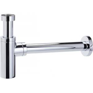 FDesign Kleome цилиндричен естетичен сифон за умивалник, гланциран хром (FD7-203-11)