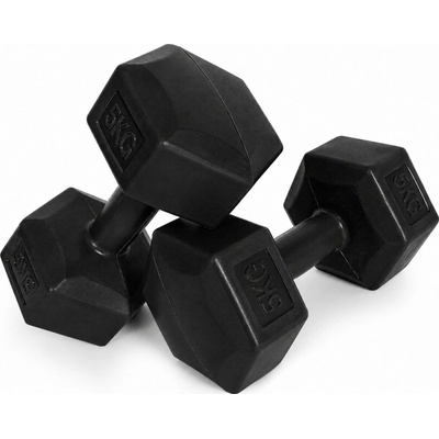 MOVEPRO Sada šesťuholníkových činiek 2 x 5 kg