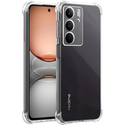Techsuit Силиконов калъф с подсилени ръбове за Realme C75 - Прозрачен KP36934 (36934)