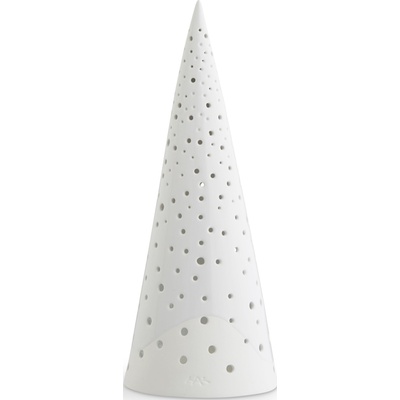 Kähler Свещник за чаена свещ Nobili 30 см бял (692419)