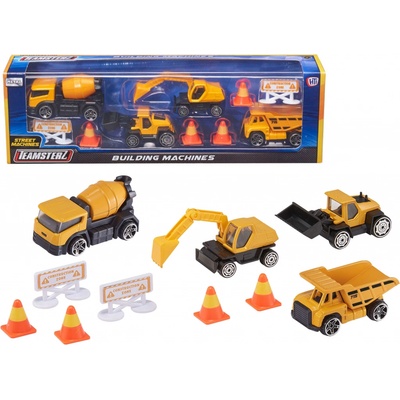 All4toys Teamsterz konstrukční mini set se stavebními stroji