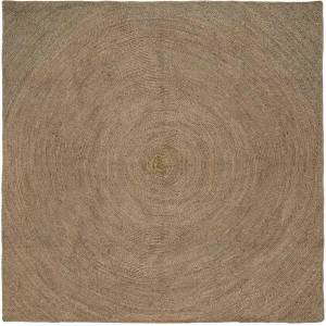 vidaXL Килими за помещение Сиво 200 x 200 cm юта (42010545)