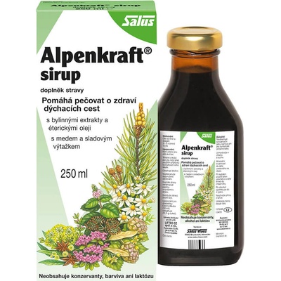 Sslus Alpenkraft sirup s bylinou 250 ml