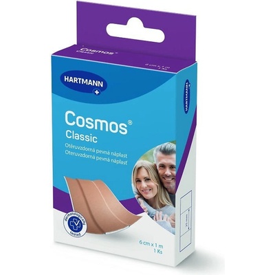Hartmann-Rico Cosmos textilní náplast s polštářkem nedělená 1 m x 6 cm