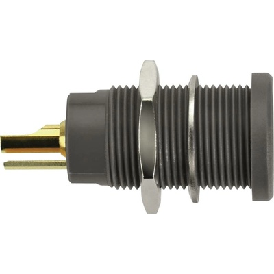 Schützinger DI KBU 7992 L Au / SW Kelvin vestavná zásuvka 4 mm černá 1 ks Single