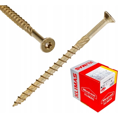KLIMAS 6x280mm Skrutky do dreva so zápustnou hlavou TX, KMWHT