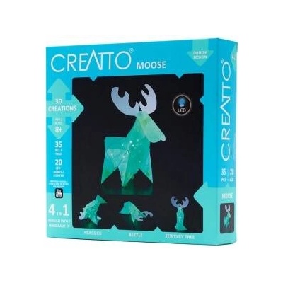 Piatnik Constructor Kosmos Creatto Moose 1KS3478, plastic