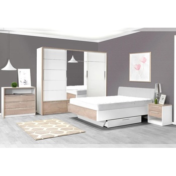 Matis Спален комплект kaliopa 3 дъб премиум / бяло