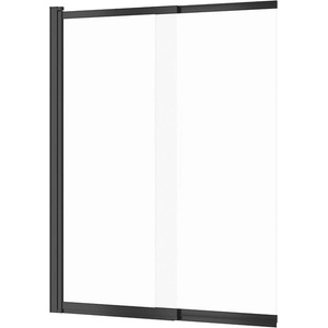 Cersanit Плъзгащ се параван за вана Cersanit Larga 115x140 см, 5 мм стъкло, черен (S932-142)