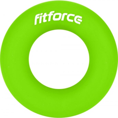 Fitforce RINGGRIP M Posilovací kolečko, reflexní neon, UNI