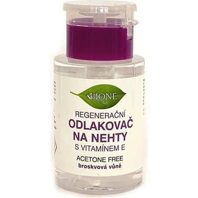 BIONE Odlakovač na nehty s vitamínem E 180 ml