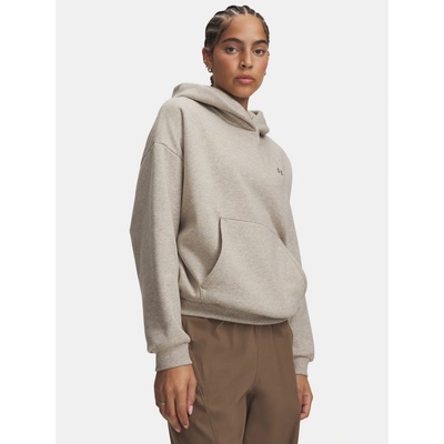 Under Armour Icon Fleece Hoodie béžová čierna