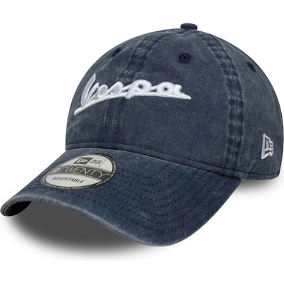 New Era VESPA WASHED 9FORTY tmavo modrá Biela