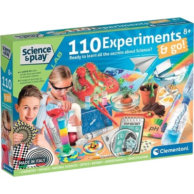 Clementoni Научен комплект Clementoni Science & Play - Научна лаборатория, 110 експеримента (61546)
