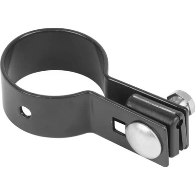 Objímka Strend Pro EUROSTANDARD, 48 mm, koncová, antracit, Zn+PVC, RAL7016, na okrúhly stĺpik