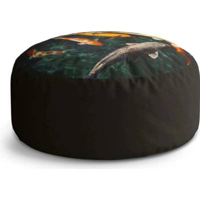 Sablio Taburet Circle Ryby: 38x48 cm