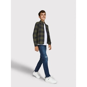 Jack&Jones Junior košile Rowen 12219749 tmavomodrá