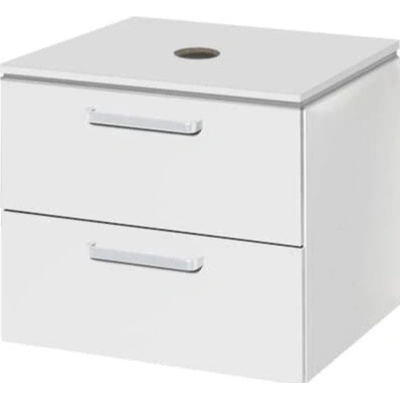 Naturel Koupelnová skříňka pod umyvadlo Vario Dekor 54x45 cm bílá - VARIODESK60ZBIBL