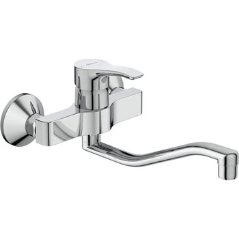 Ideal Standard Стенен смесител за кухня с тръбен чучур 235 мм BC392AA SevaS