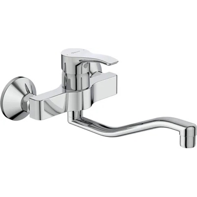 Ideal Standard Стенен смесител за кухня с тръбен чучур 235 мм BC392AA SevaS