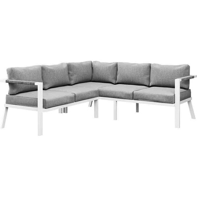 Zumm Záhradná hliníková sedacia súprava GRADO II biela