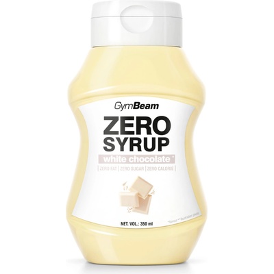 GymBeam Sirup ZERO biela čokoláda 350 ml