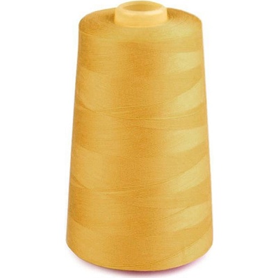 Prima-obchod Polyesterové nitě pro overlocky i klasické šití návin 5000 yards PES 40/2, barva 705 Golden Rod
