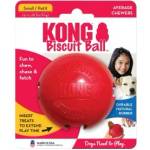 KONG biscuit ball small - играчка, топка за лакомства, за куче от гума - САЩ - bb3