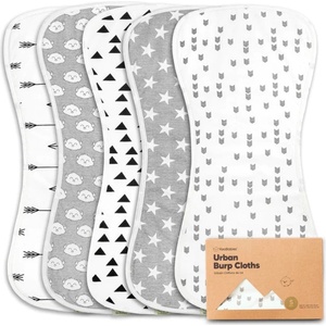 KeaBabies Кърпи За Оригване От Органичен Памук 5 бр KeaBabies (KB020-001)