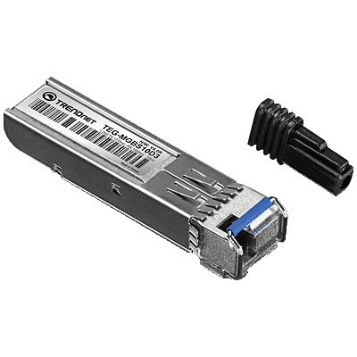 TRENDnet Едномодов симплексен LC SFP модул с двойна дължина на вълната, 1.25G, TX: 1310nm/RX: 1550nm, 10Km - TRENDnet TEG-MGBS10D3 (TEG-MGBS10D3)