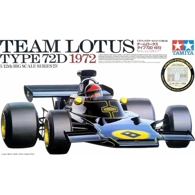 Tamiya Team Lotus Type 72D 1972 Limited Edition reedice 1:12