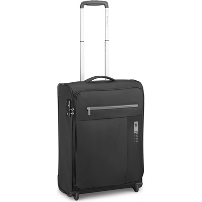 Roncato Lite soft S 2 kolečka černá/šedá 55 x 40 x 20 cm