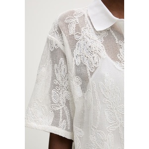 Isabelle Blanche тениска с яка дамска памучна (IS26SS.C162.T016)