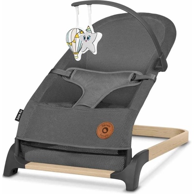 Lionelo Бебешки шезлонг Lionelo - June, сив (5903771703260)