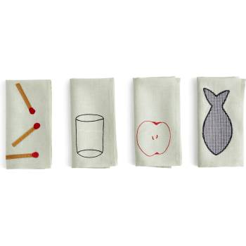 Hay Салфетки Ram светлозелени 4 бр (AB610-A908-AB80)